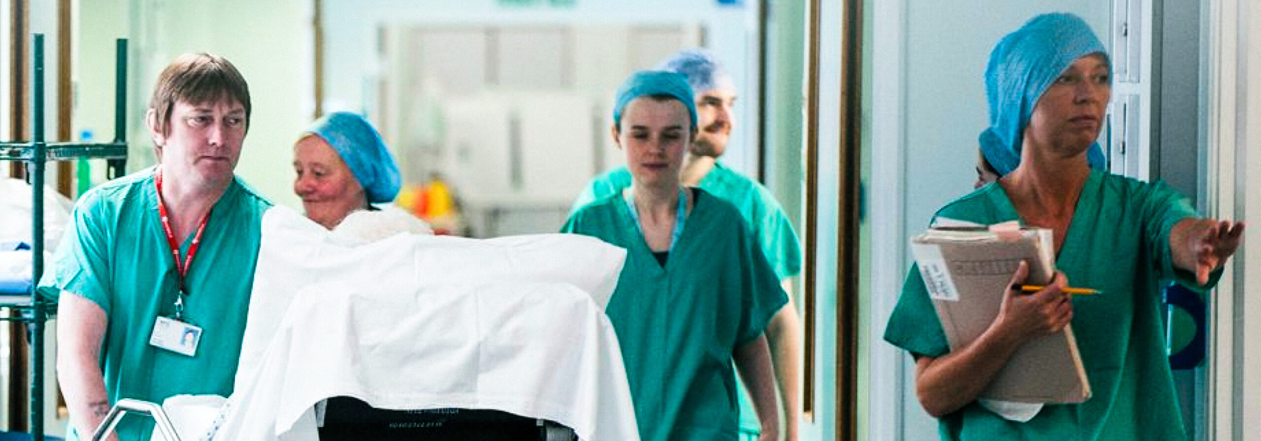 Healthcare professionals working in a safe environment with healthcare background checks