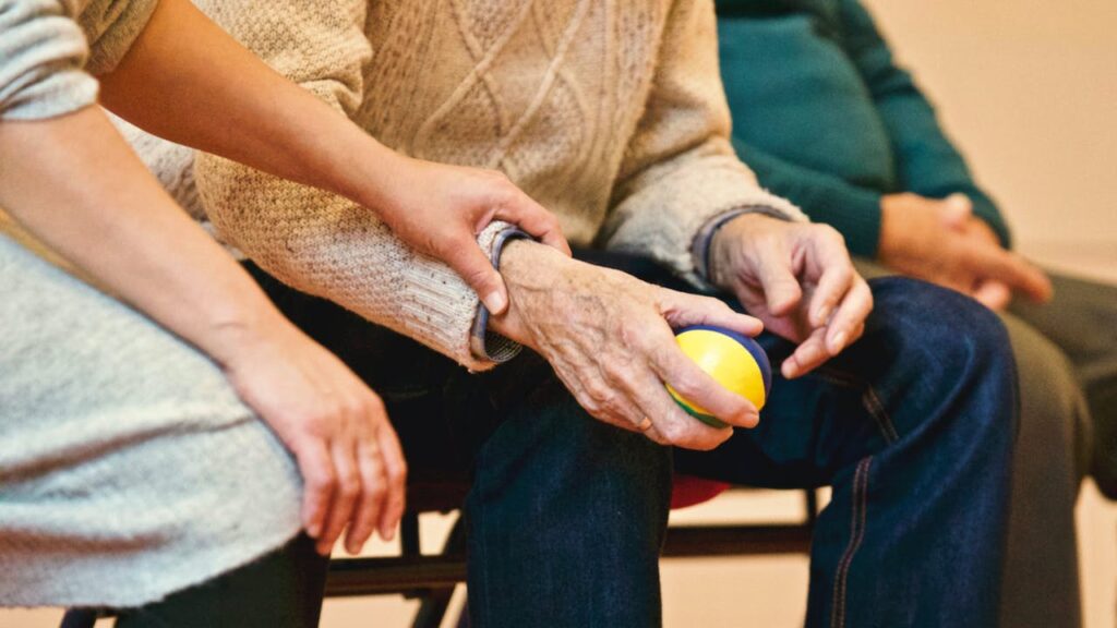 Caregiver with vulnerable sector check to work with elderly in retirement home