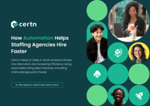 How Automation helps staffing agencies hire faster
