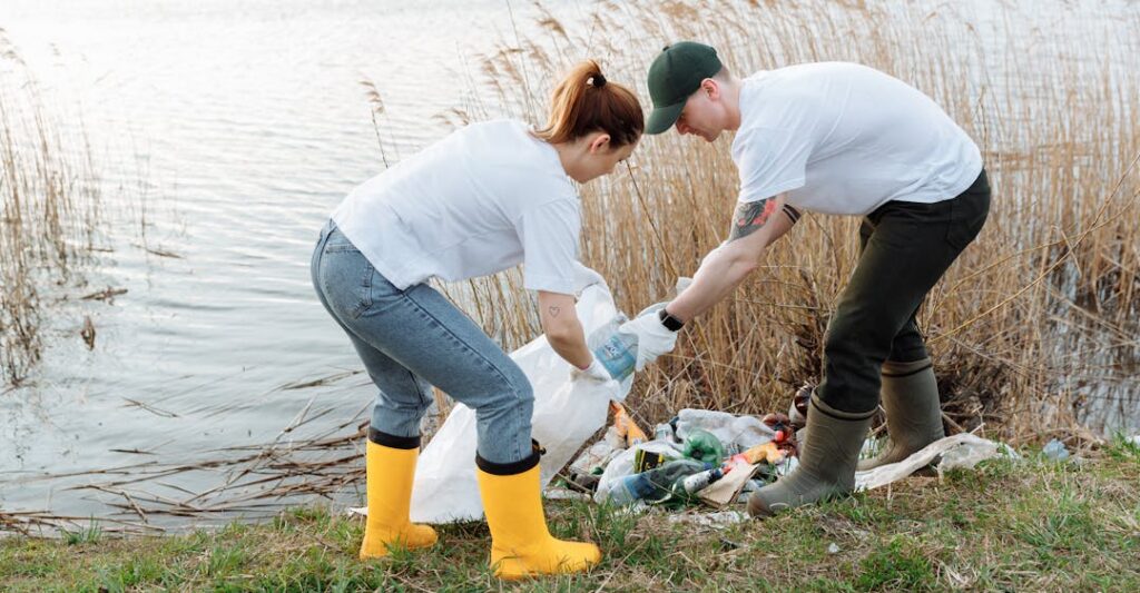 Non profit background checks for volunteers doing garbage clean up in community